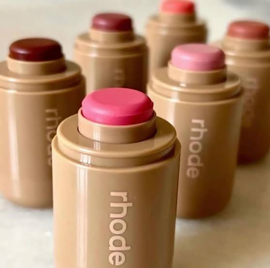 6 Colors Rhode Pocket Blush – Long-Lasting & Moisturizing Makeup Stick (5.3g)